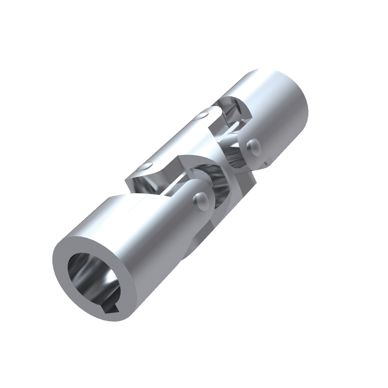 Double Universal Joint Double universal joint with needle roller bearing. Suitable for speeds up to 4000rpm.