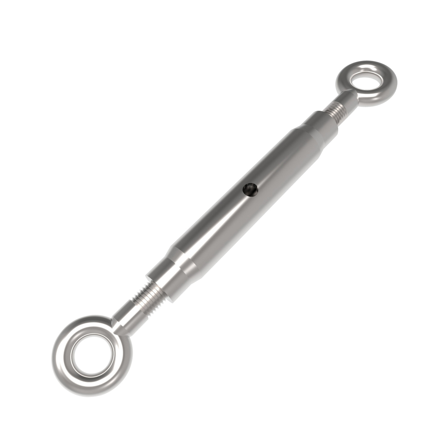 R3808.006-ZP Eye End Pipe Body Turnbuckles  M6 steel Not to be used for lifting unless SWL marked.