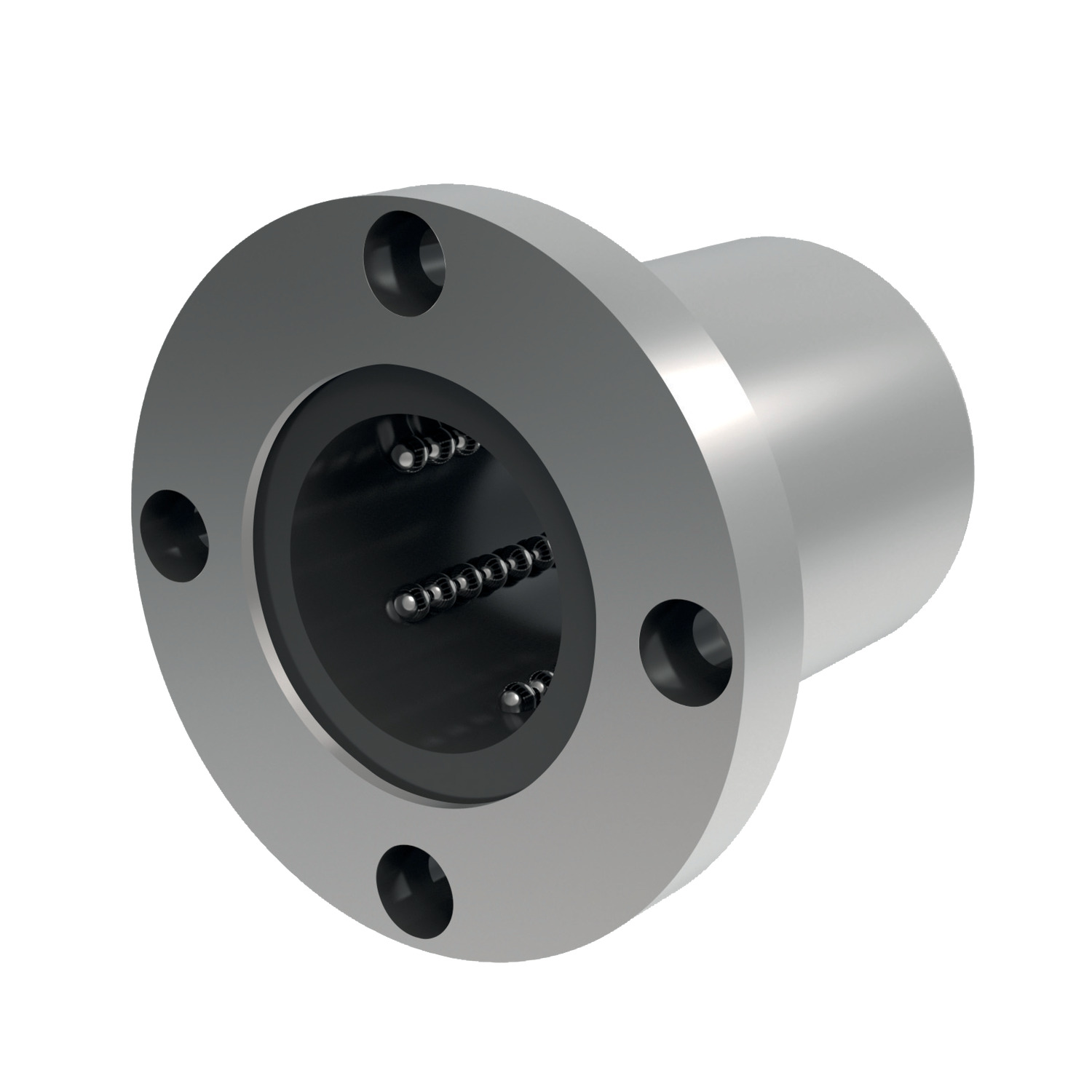 Product L1718, Flanged Linear Ball Bushings circular flange / 