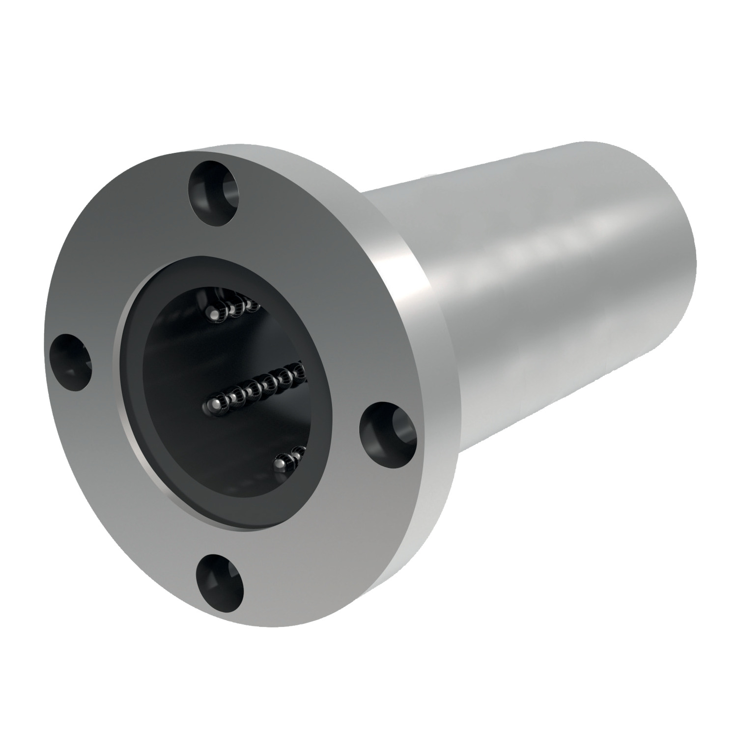 Product L1722, Long Flanged Linear Ball Bushings circular flange / 