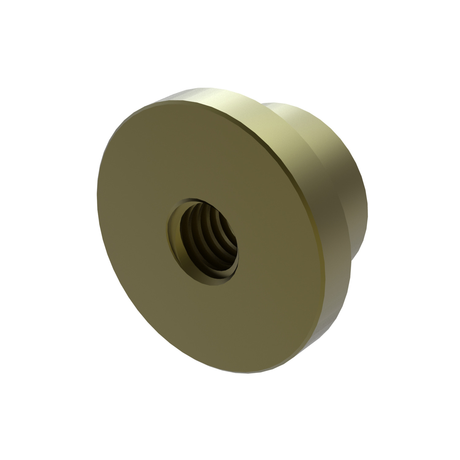 Product L1332, Plain Flanged Bronze Nuts for lead screws / 
