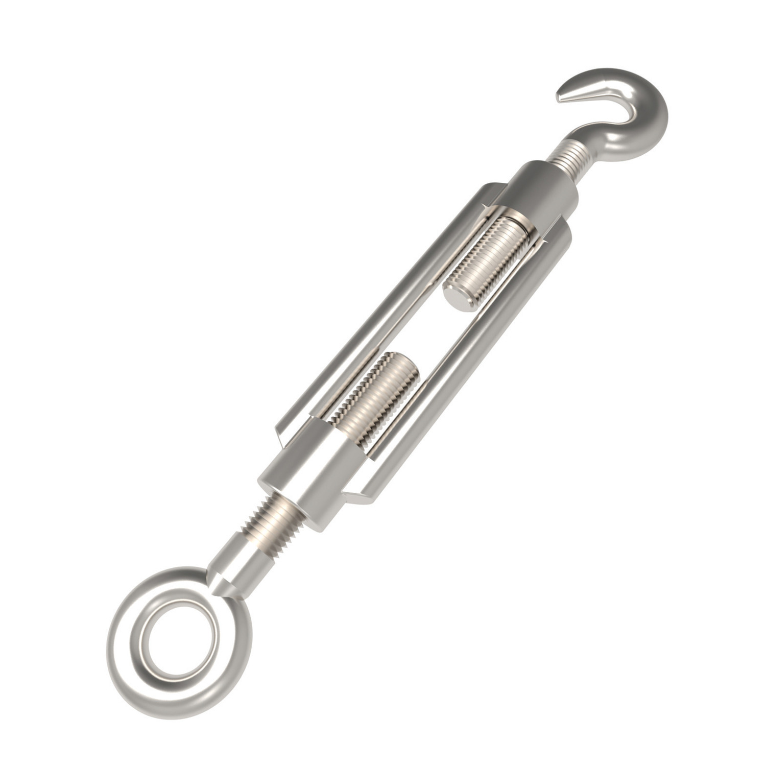 R3852.008-A4 Hook & Eye Turnbuckles M8 A4 s/s Not to be used for lifting unless SWL marked.
