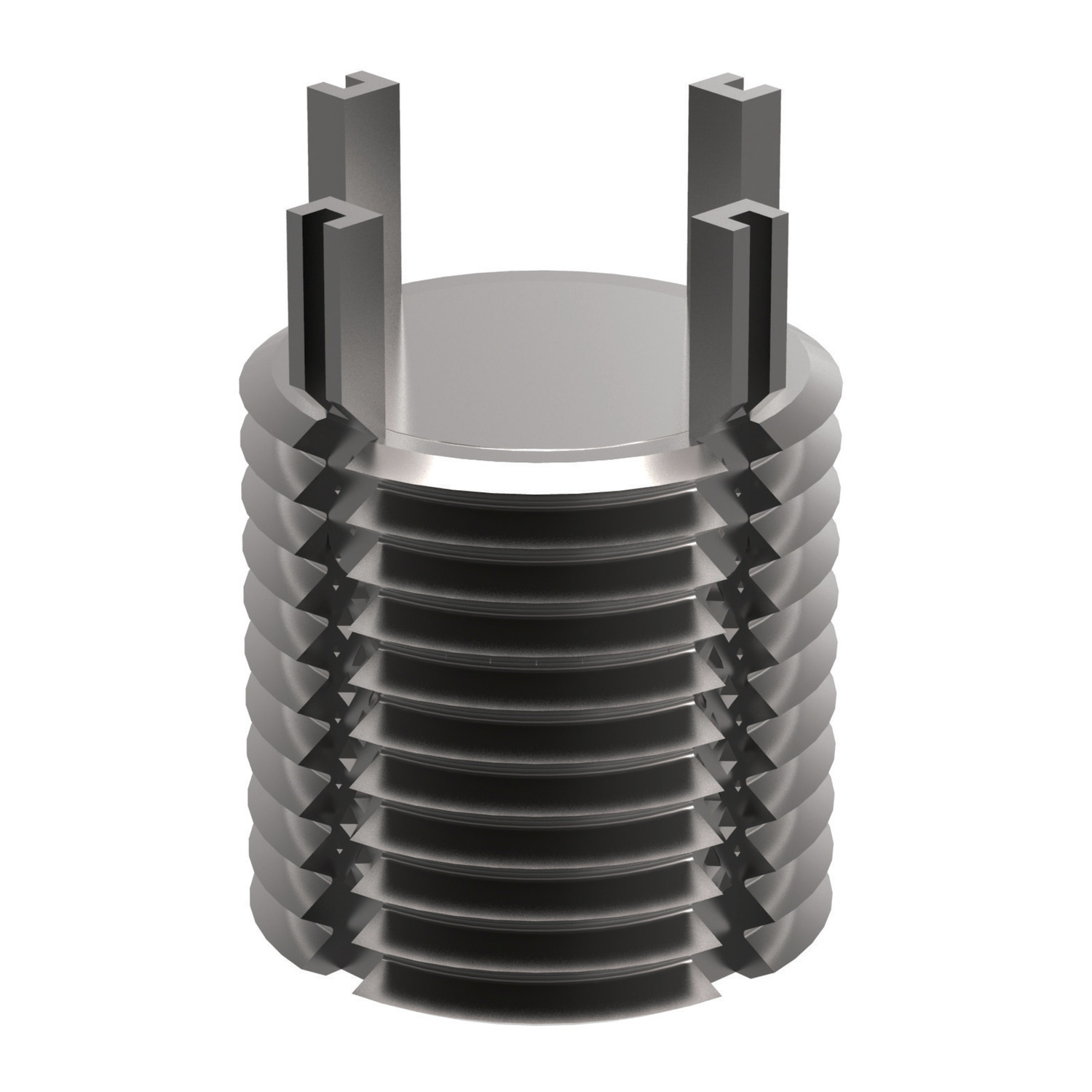 Product P0087.1, Threaded Insert - Solid - Metric carbon steel / 