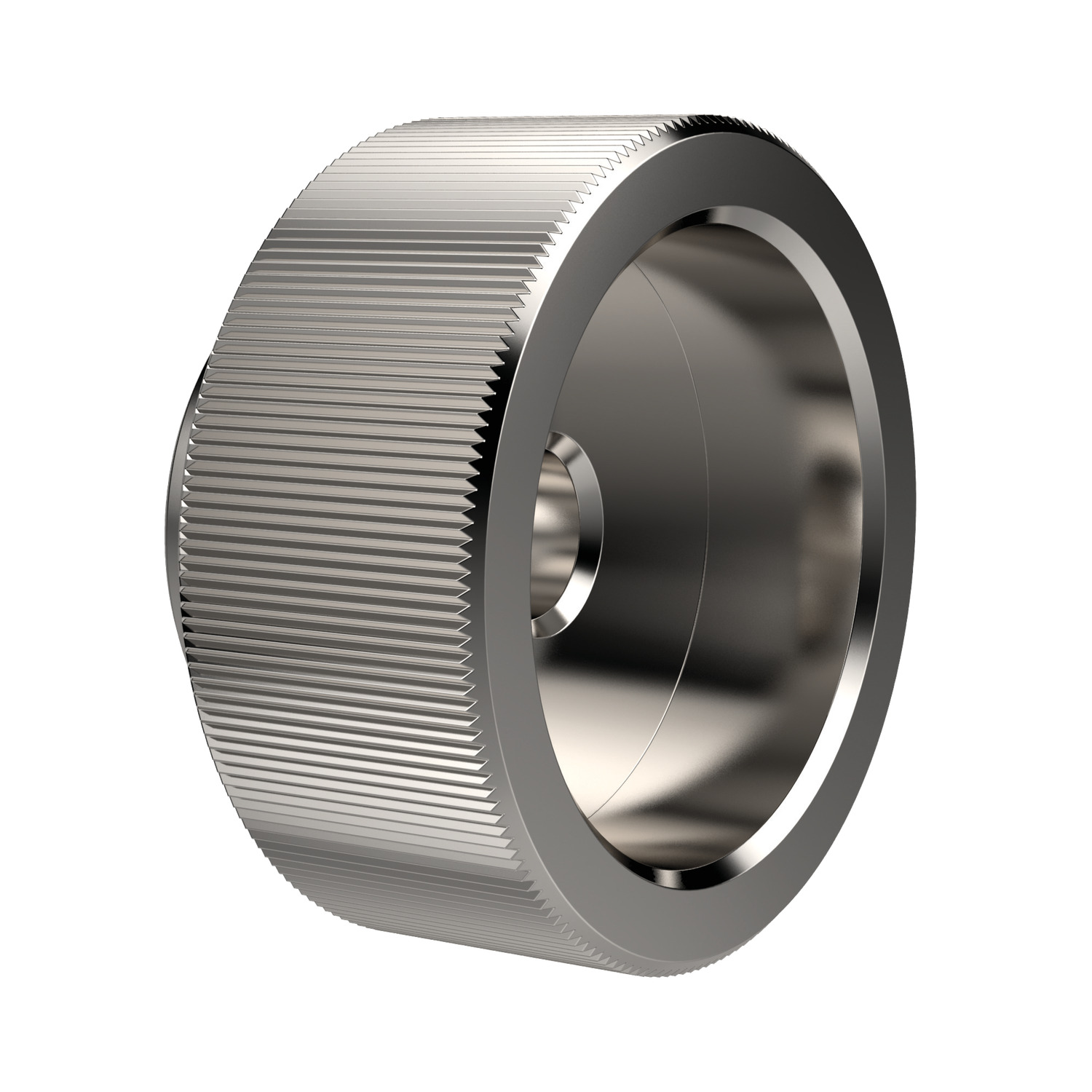 P0409.006-A2 Knurled Nuts with Collar M6 A2 s/s 