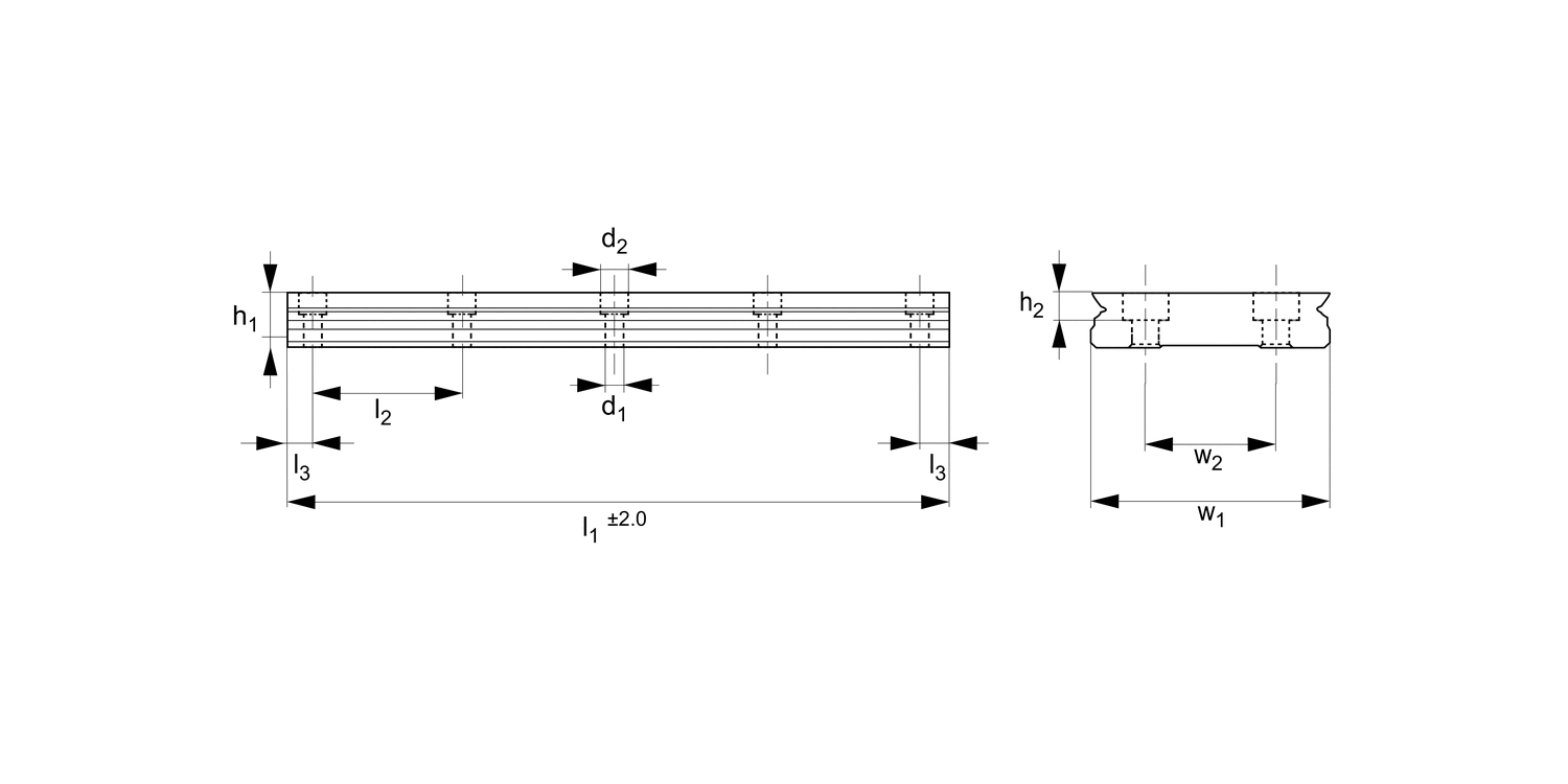 L1012.42 42mm Miniature Linear Rail