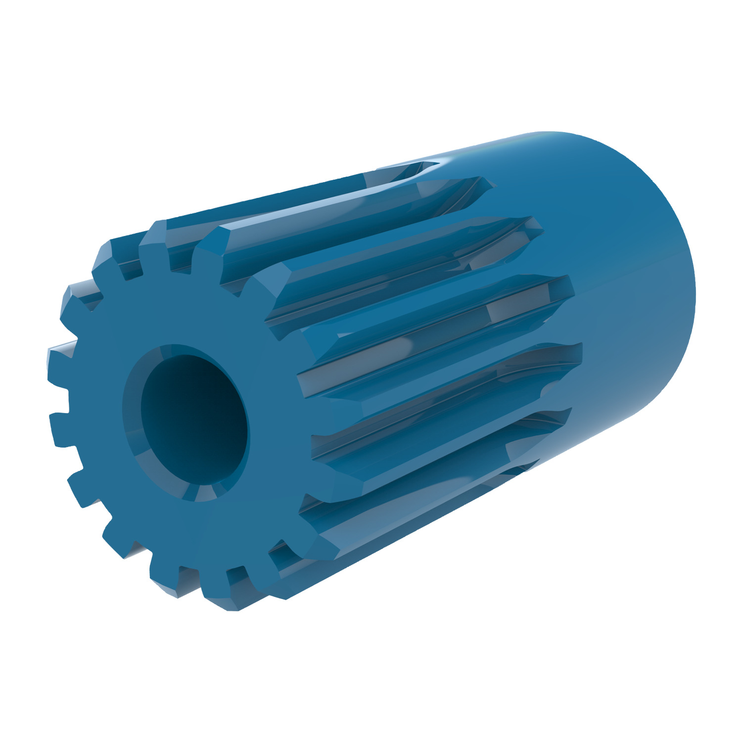 R5117.050-014 Spur Gear - Mod. 0.5 - 14 teeth - blue P 