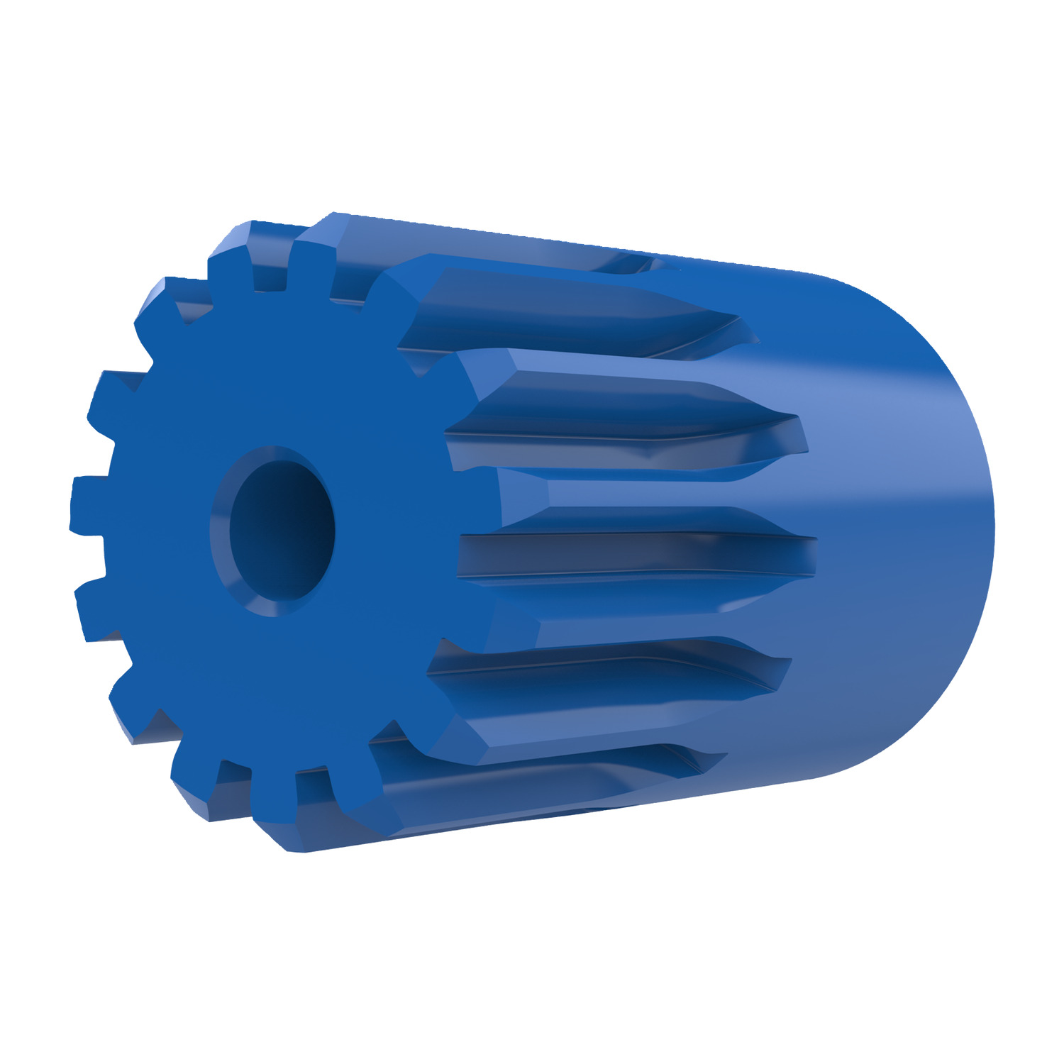 R5156.080-014 Spur Gear - Mod. 0.8 - 14 teeth - blue P 
