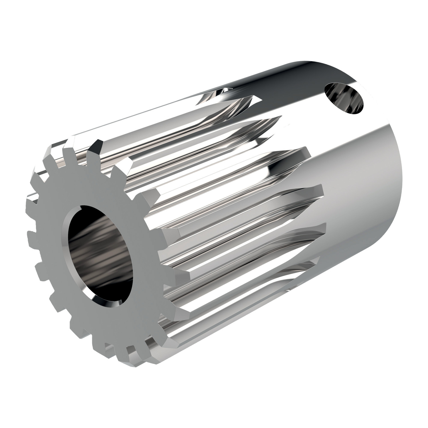 Product R5177, Spur Gears - Module 1 carbon steel - 12-18 teeth / 
