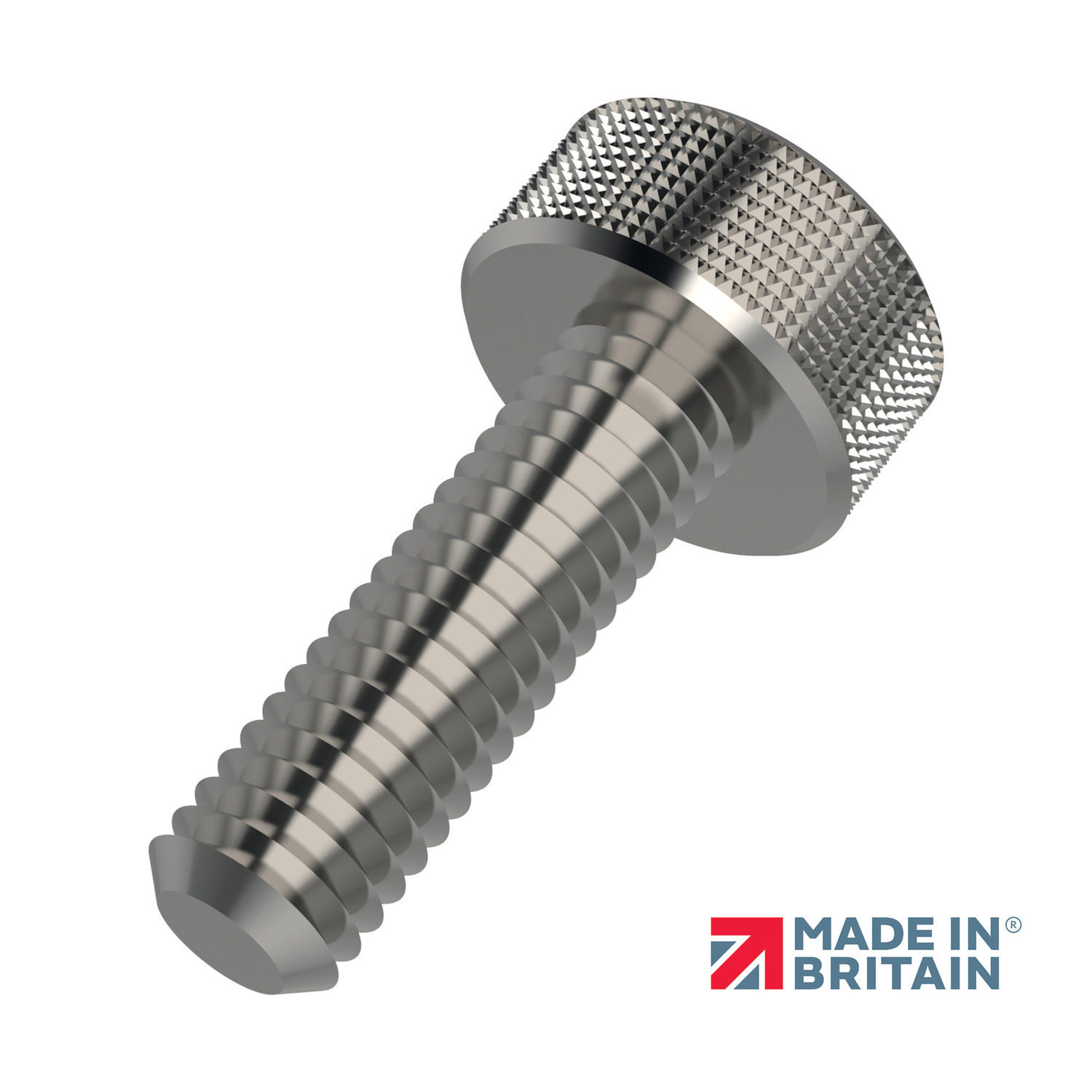 Product P0437.A2, Narrow Head Thumb Screws 303 series stainless / 