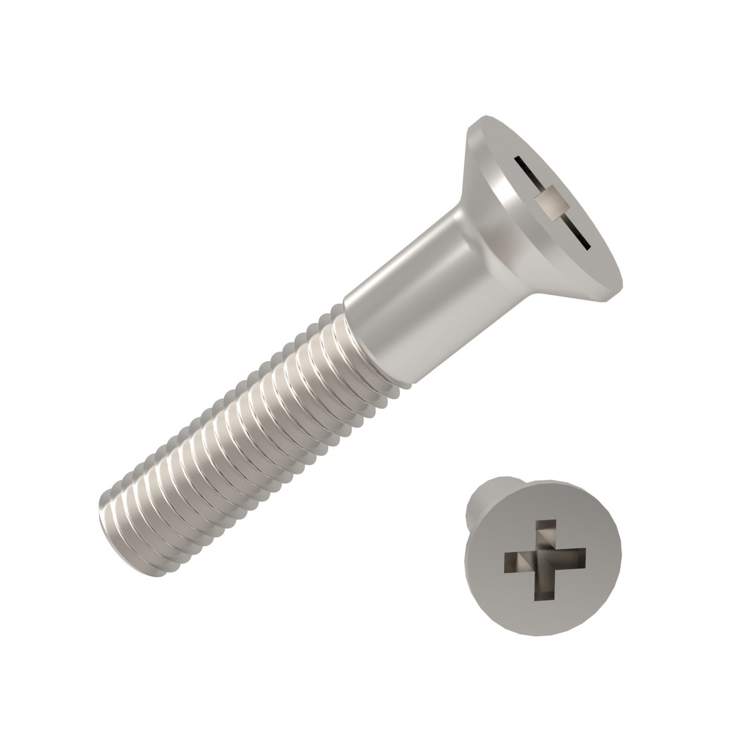 Product P0220.A2, Phillips Countersunk Machine Screws Phillips - A2 stainless / 