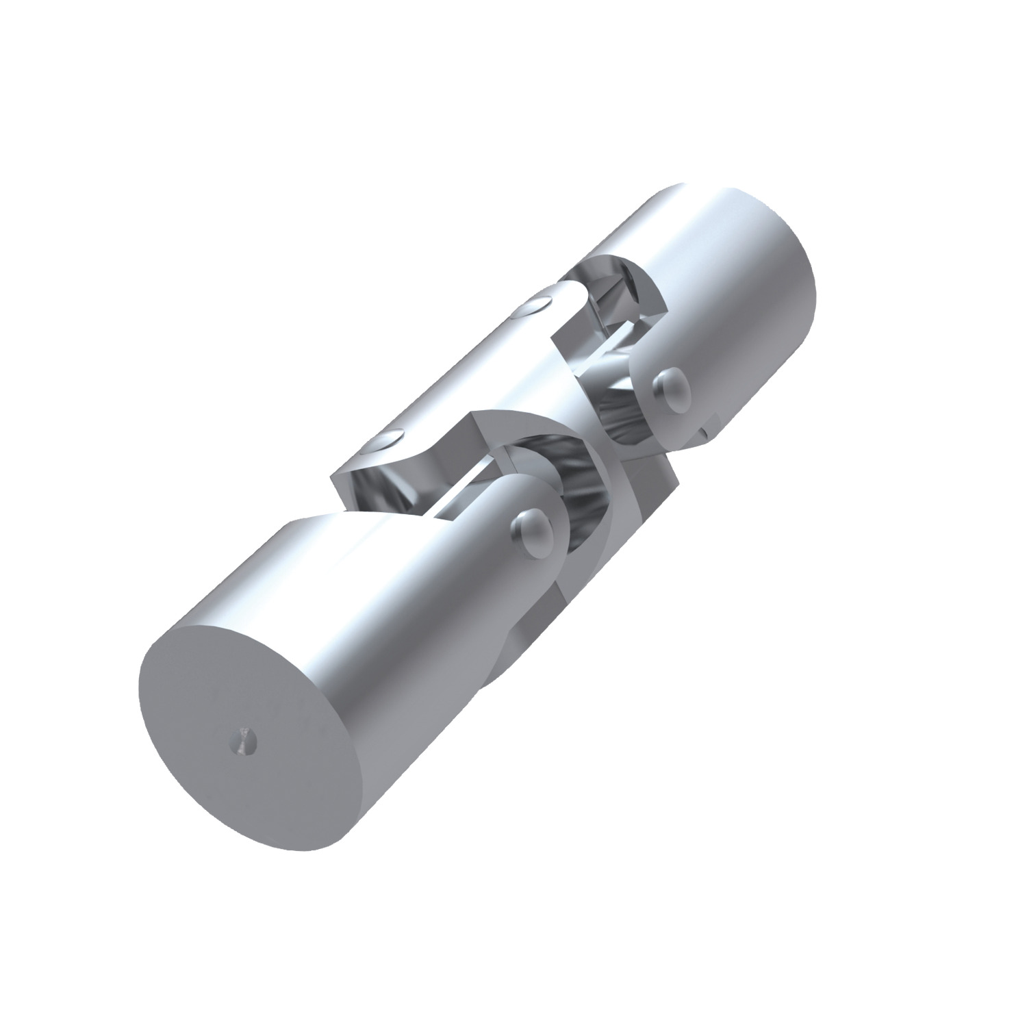 Double Universal Joint Solid end double universal joints allow the end user to either weld to existing shafts or bore out to exact requirements.