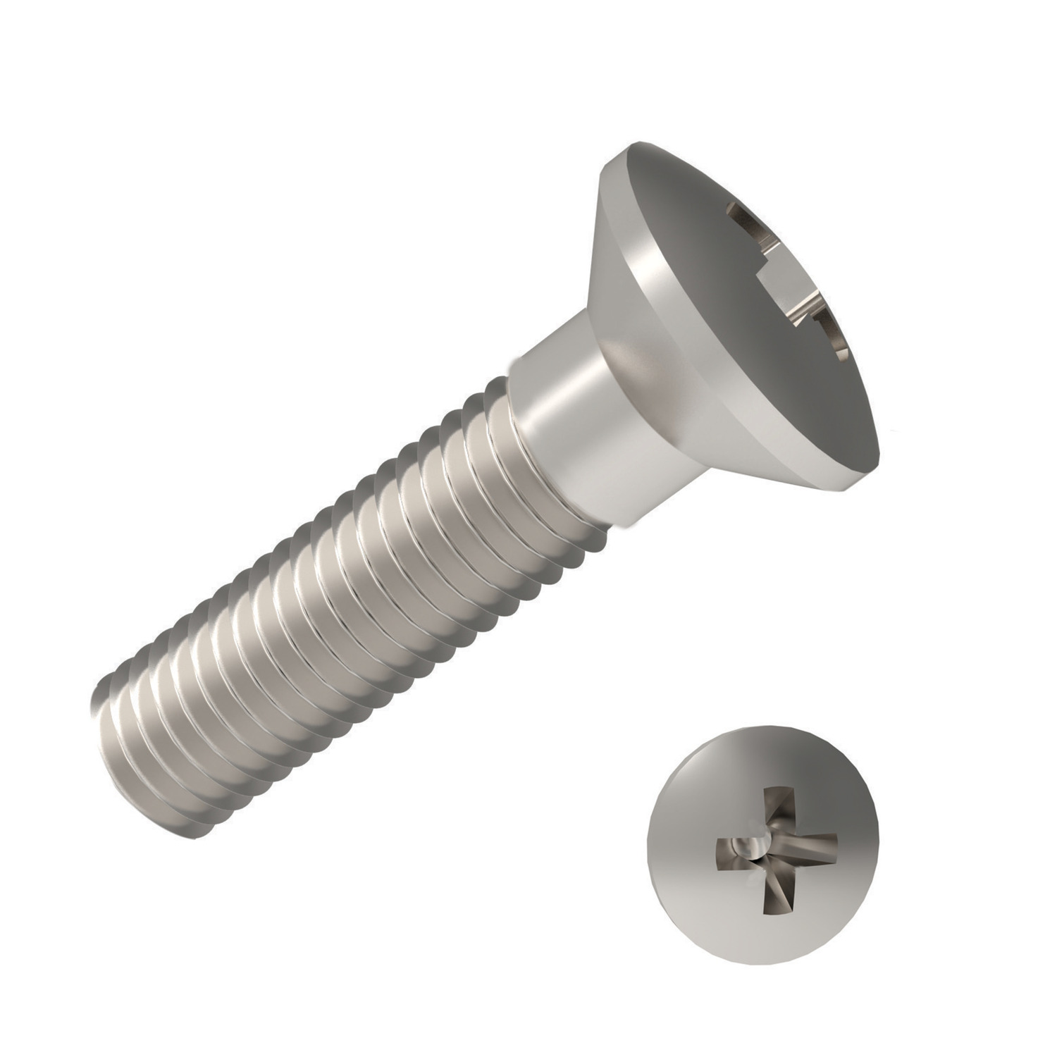 Product P0226.A2, Phillip Raised C'sunk Machine Screws Phillips raised - A2 stainless / 