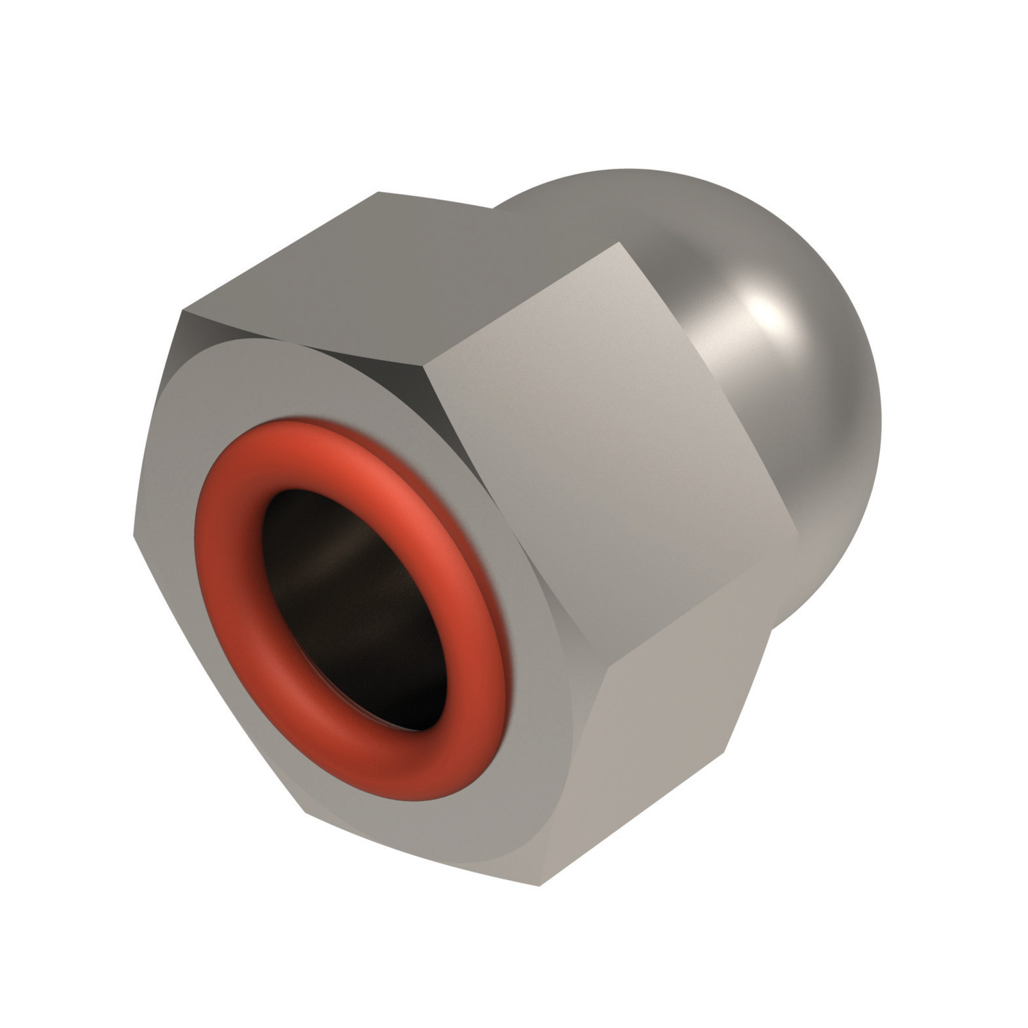 Product P0179, Integral Seal Domed Nuts A2 stainless / 