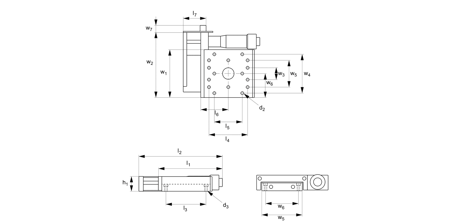 L3102.FH Side Micrometer Stages