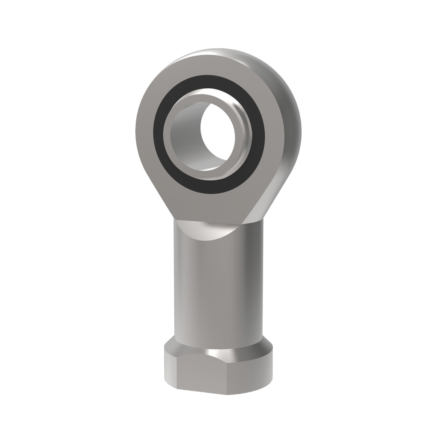 Low Cost Rod End - Female Economy female rod end E series, Zinc plated steel.