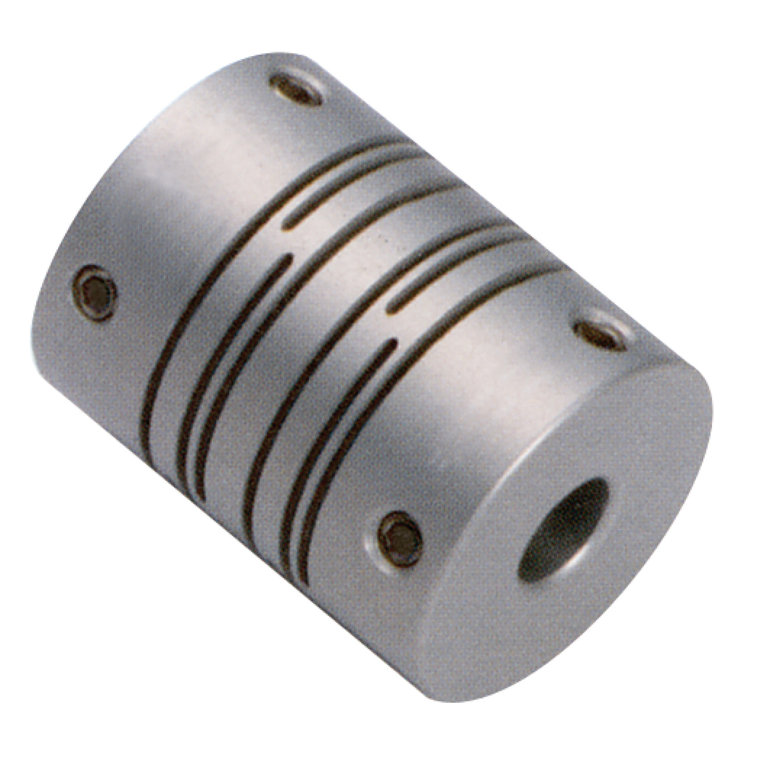 Product R3003.1, Spiral Beam Coupling - Aluminium set screw - long type / 