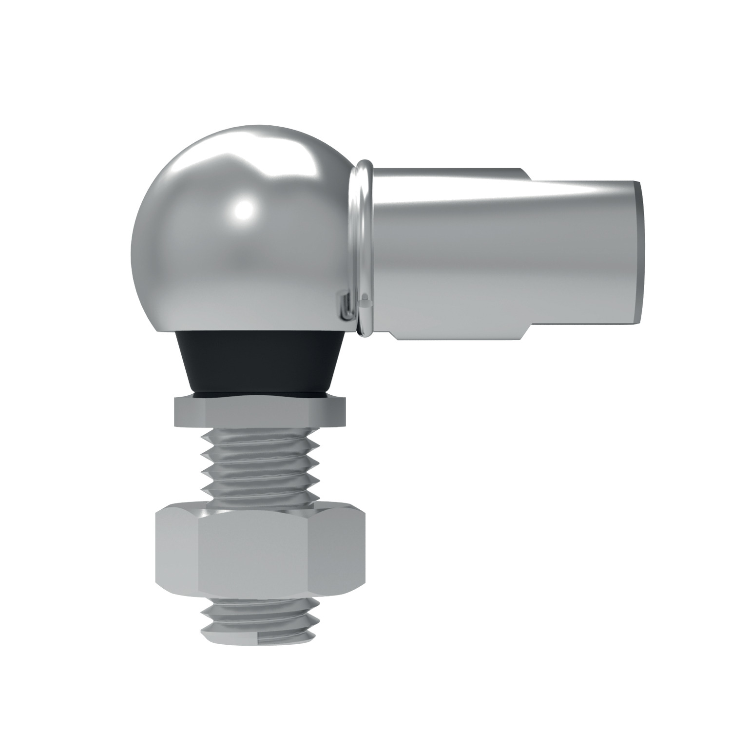 Stainless Ball and Socket Joint Stainless steel Ball and socket joints with spanner flats on female housing allowing for easier installation. Also with protective gaitor.