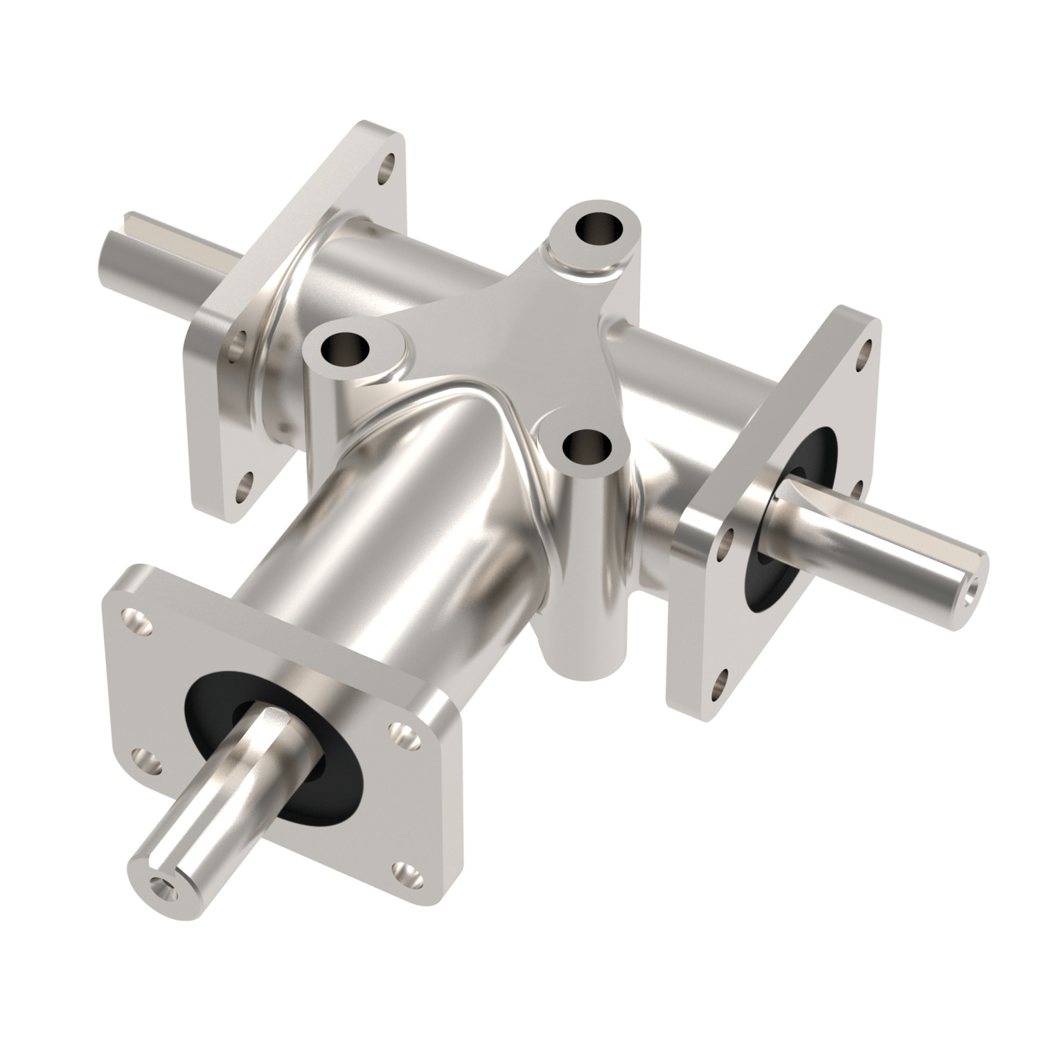 R2353 - Stainless Right Angle Drives - 3 Shafts