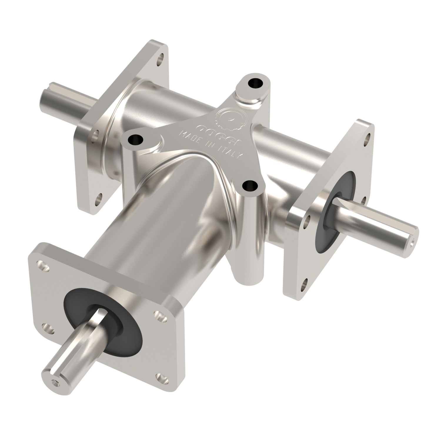 R2355 Stainless Right Angle Drives - 3 shafts