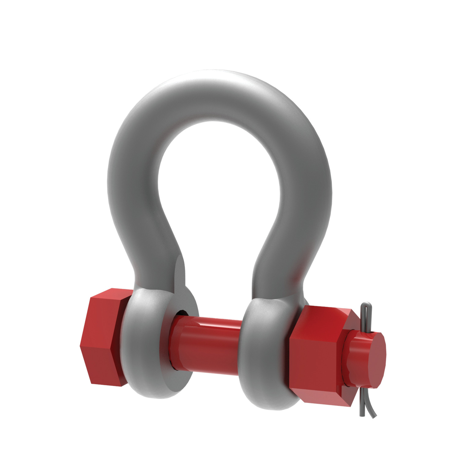 Product P4099, High-tensile Steel Bow Shackles with pin, nut and cotter / 