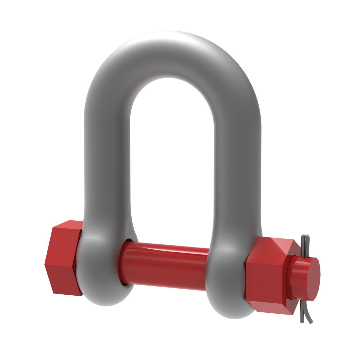 Product P4098, High-tensile Steel D Shackles with pin, nut and cotter / 