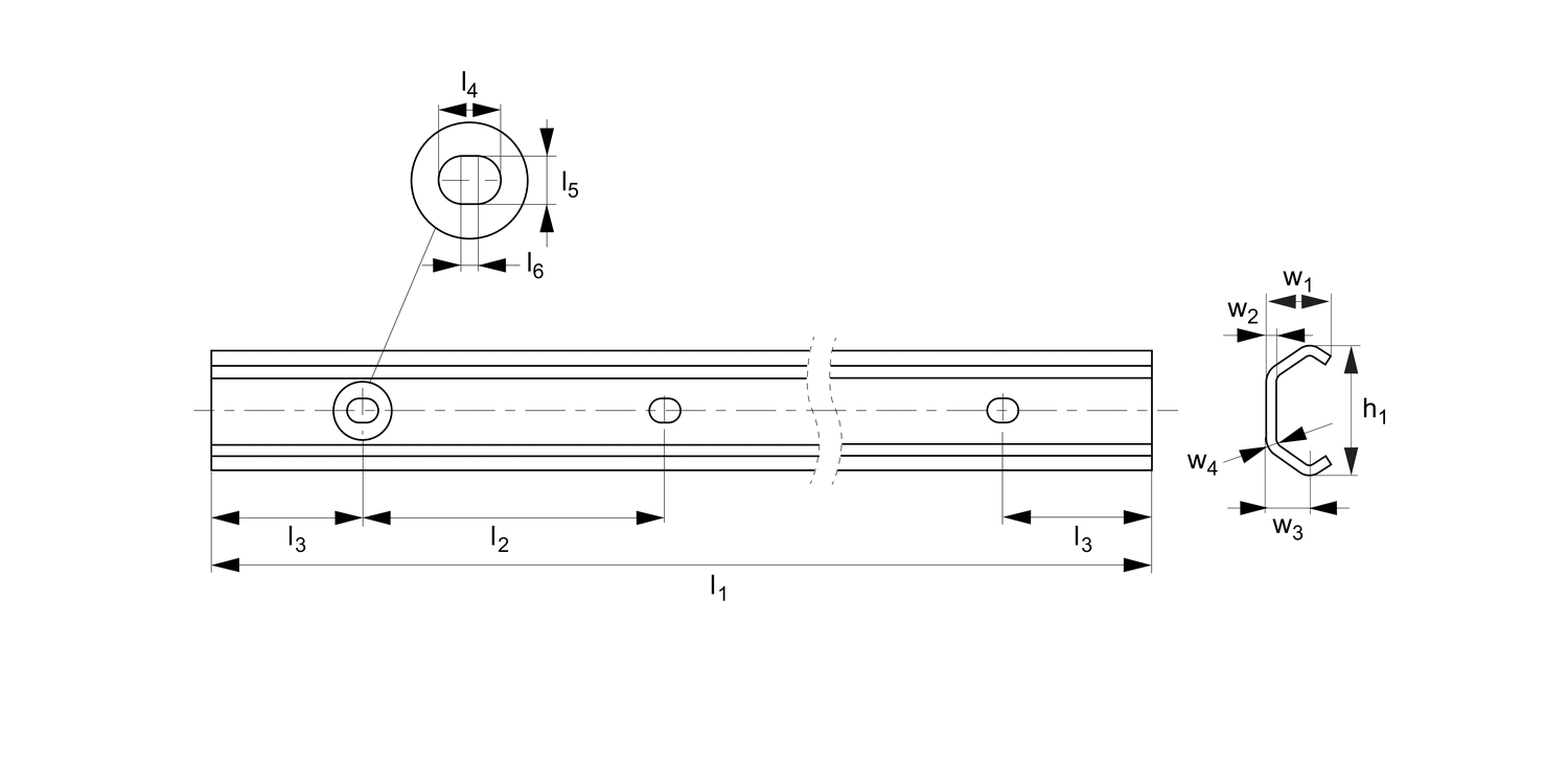 L1970.T Steel X Rail