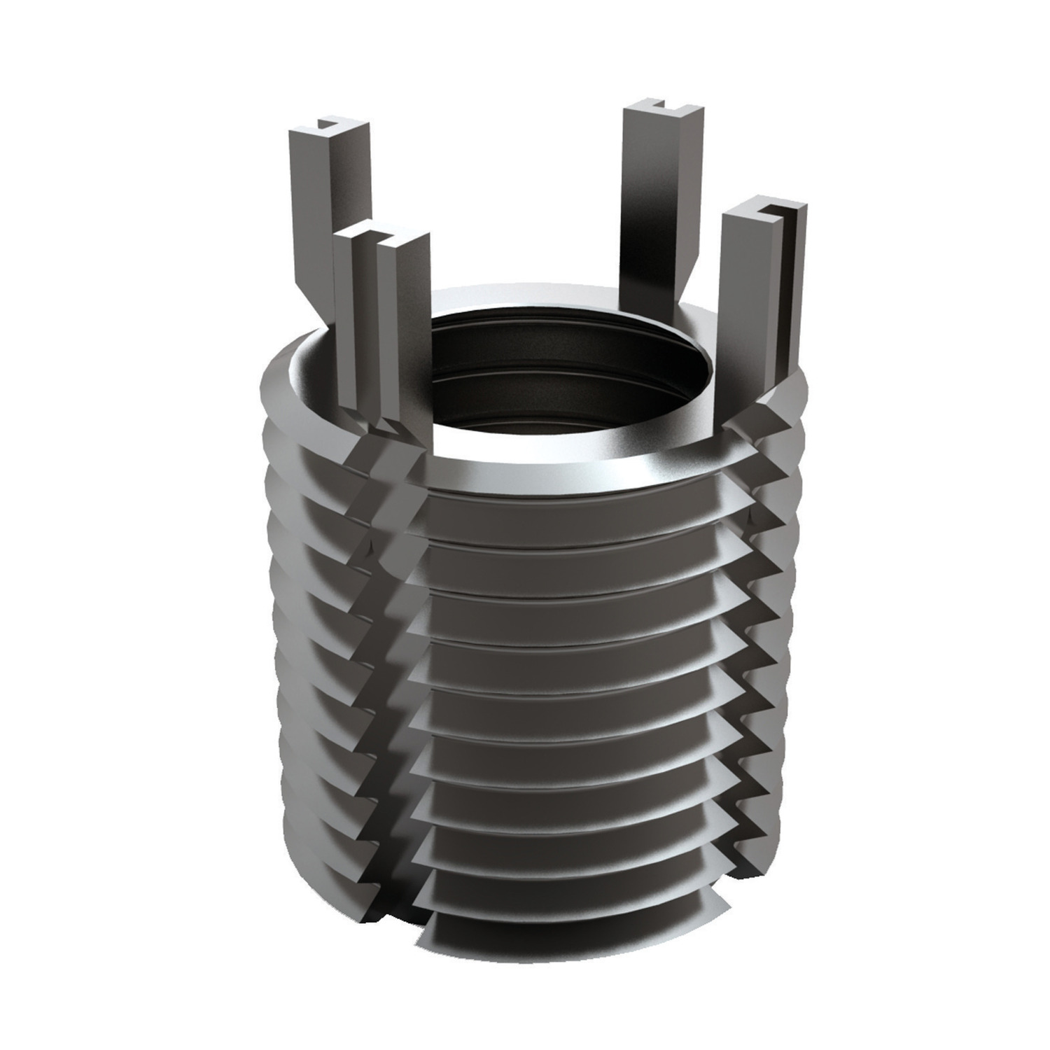 Threaded Insert - Metric Heavy duty thread inserts made from A2 stainlesss steel or steel with a phosphate finish. Easy to install.