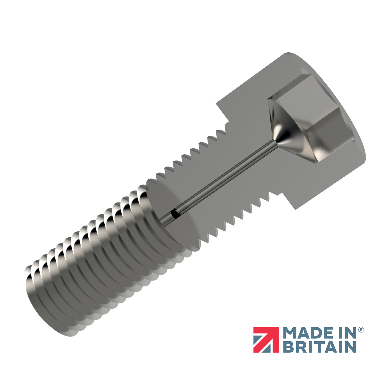 Product P0090.A2, Vented Screws - Cap Head hex. drive - 304 stainless / 