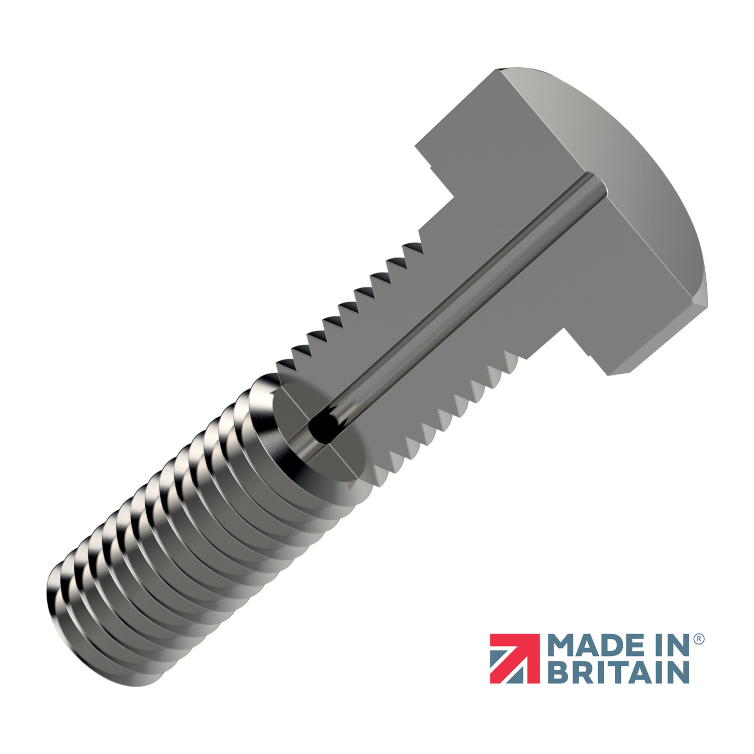 Vented Screws - Hex. Head Hex head vented screws to DIN 933. Availble in AISI 303 and 316 series stainless steel (P0091.A4).