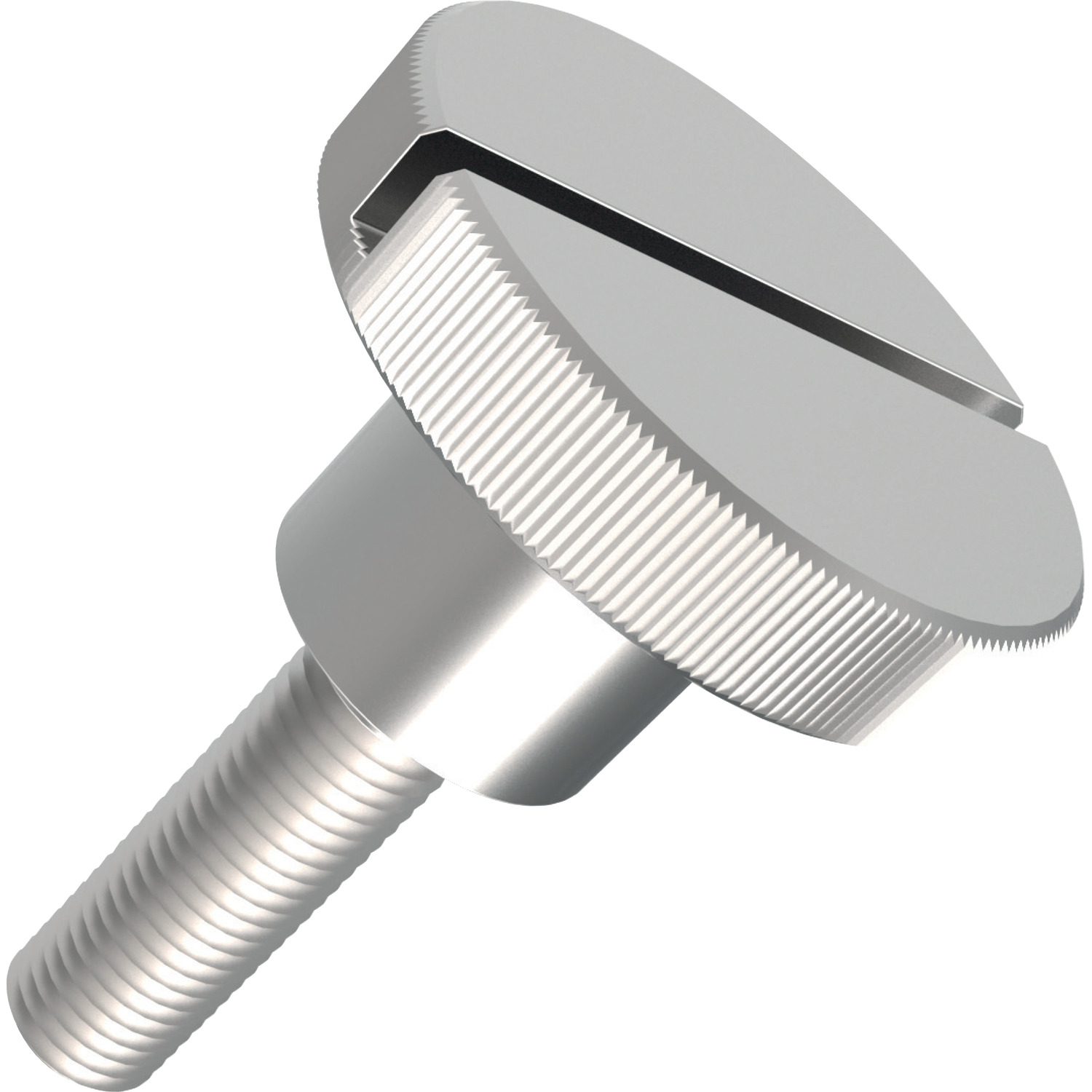 P0404.050-008-A2 Knurled Thumb Screws Slotted M5x08 A2s/s 