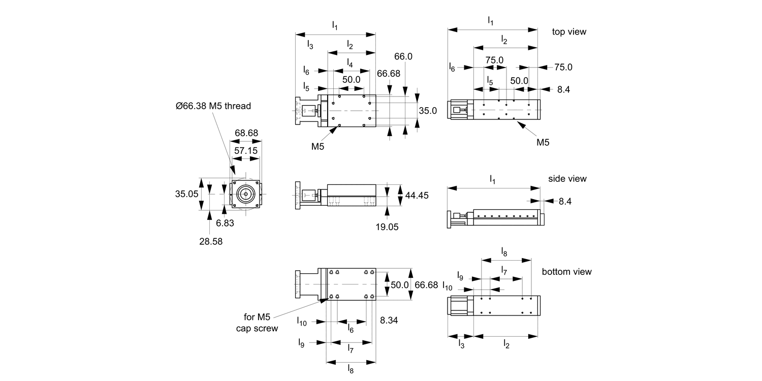 L3143 Lead Screw Driven Stages