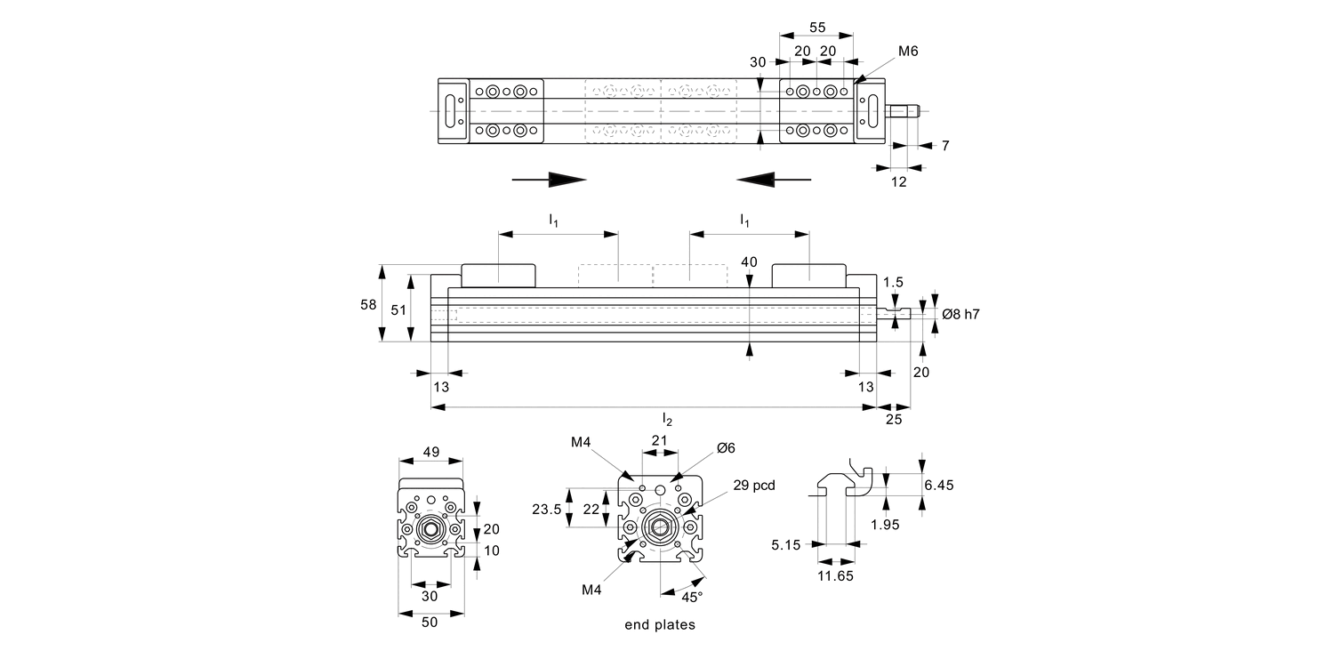 L3147.D Lead Screw Linear Stages