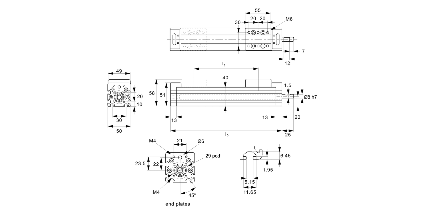 L3147.S Lead Screw Linear Stages
