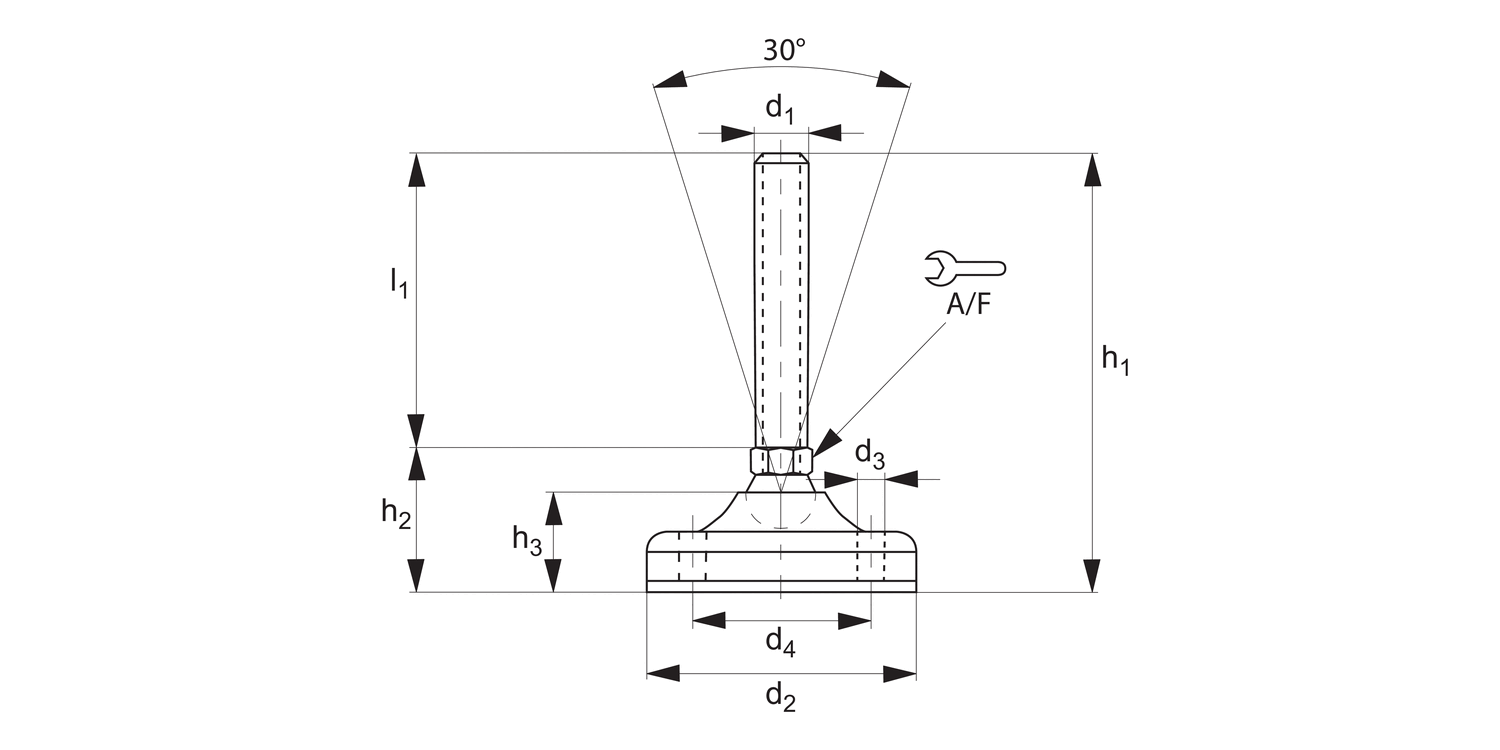 P2203.2 Levelling Feet