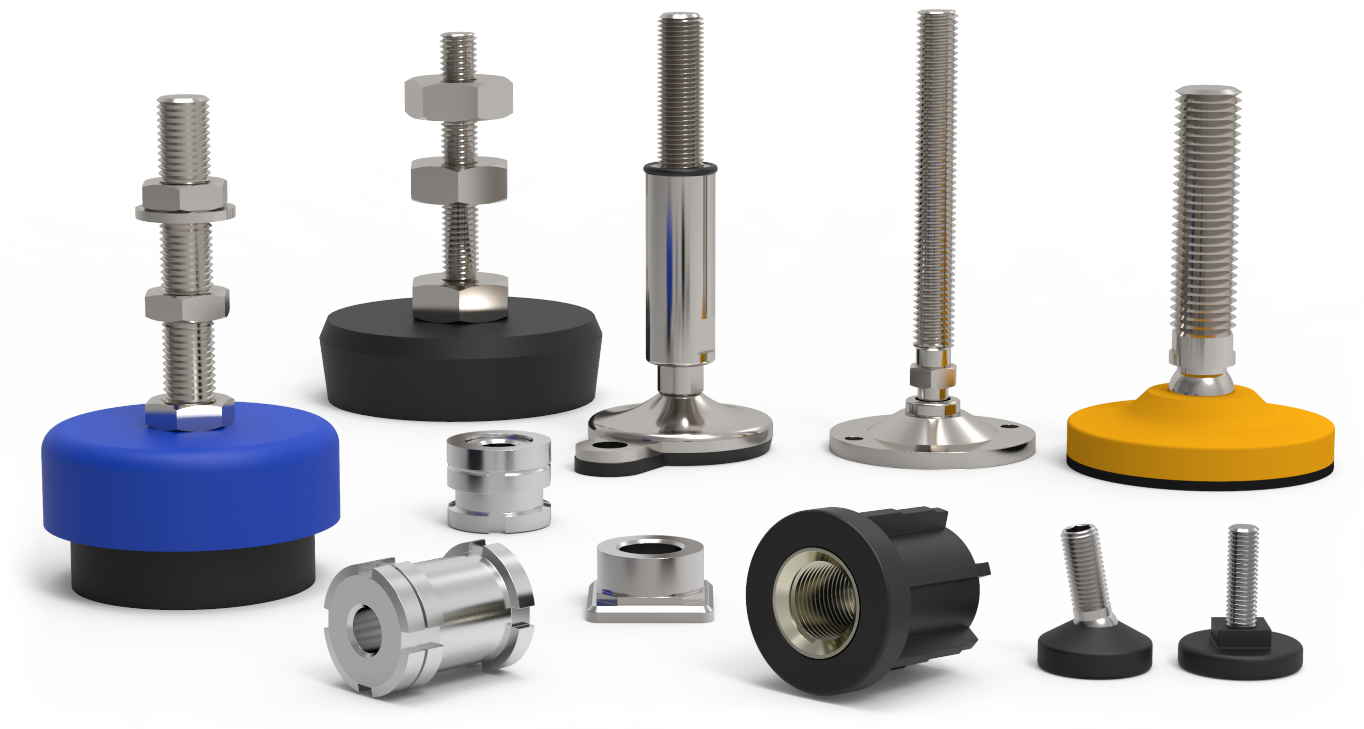 Automotion Components Levelling Feet Technical Page