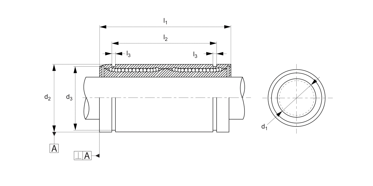 L1712 Long Linear Ball Bushings