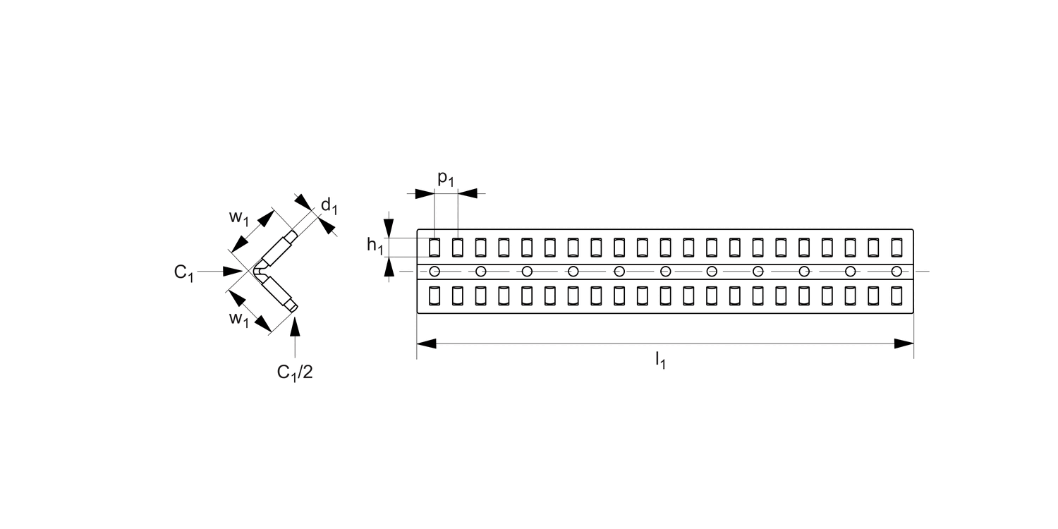 L1004.HW30 Needle Roller Linear Cages