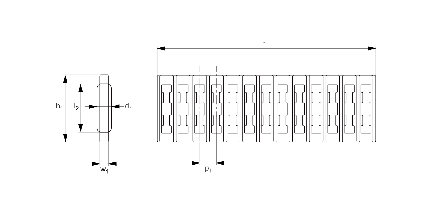 L1009.100 Linear Cage - Needle Roller