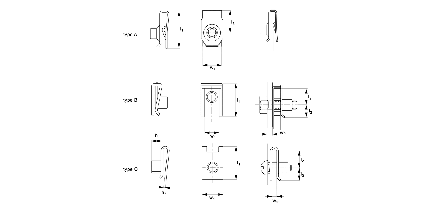 P0326 Sheet Metal Nuts