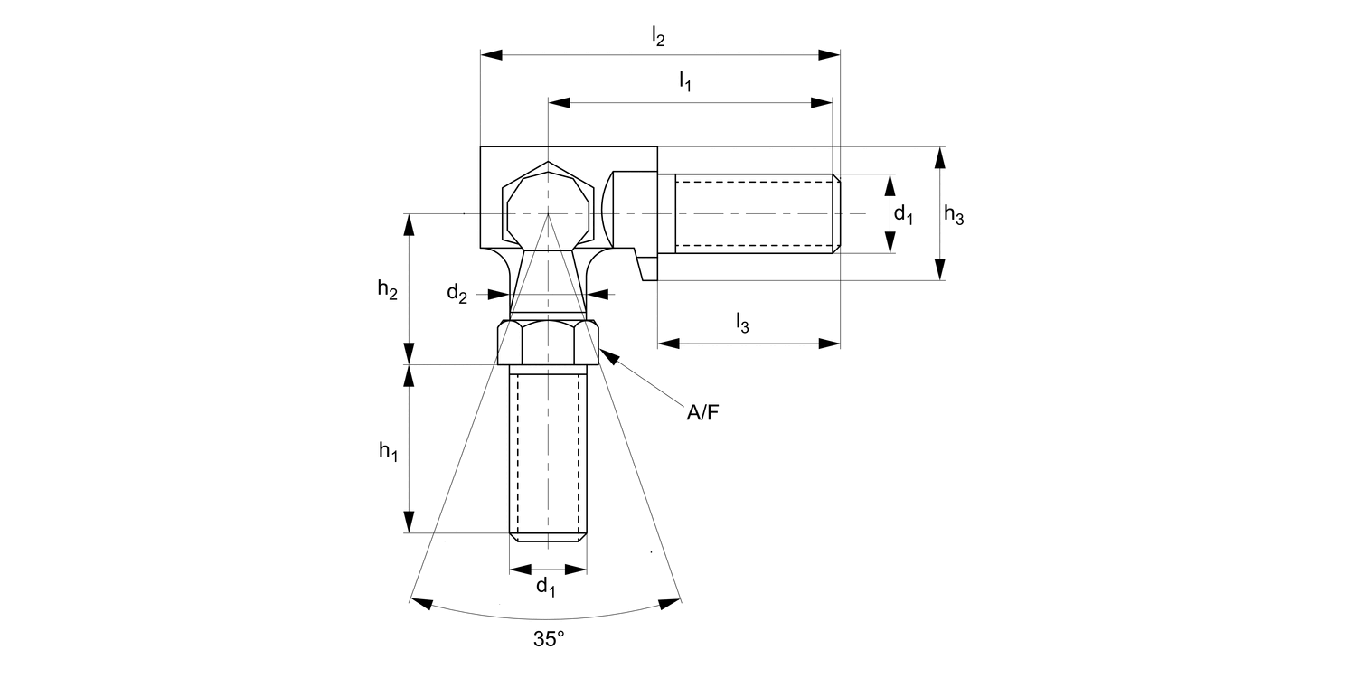 R3539 Male DMG Ball and Socket Joints