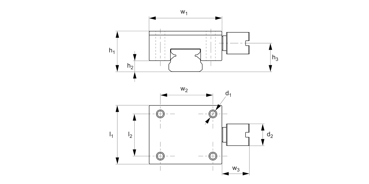 L1010.CL Manual Clamps for Miniature Rail