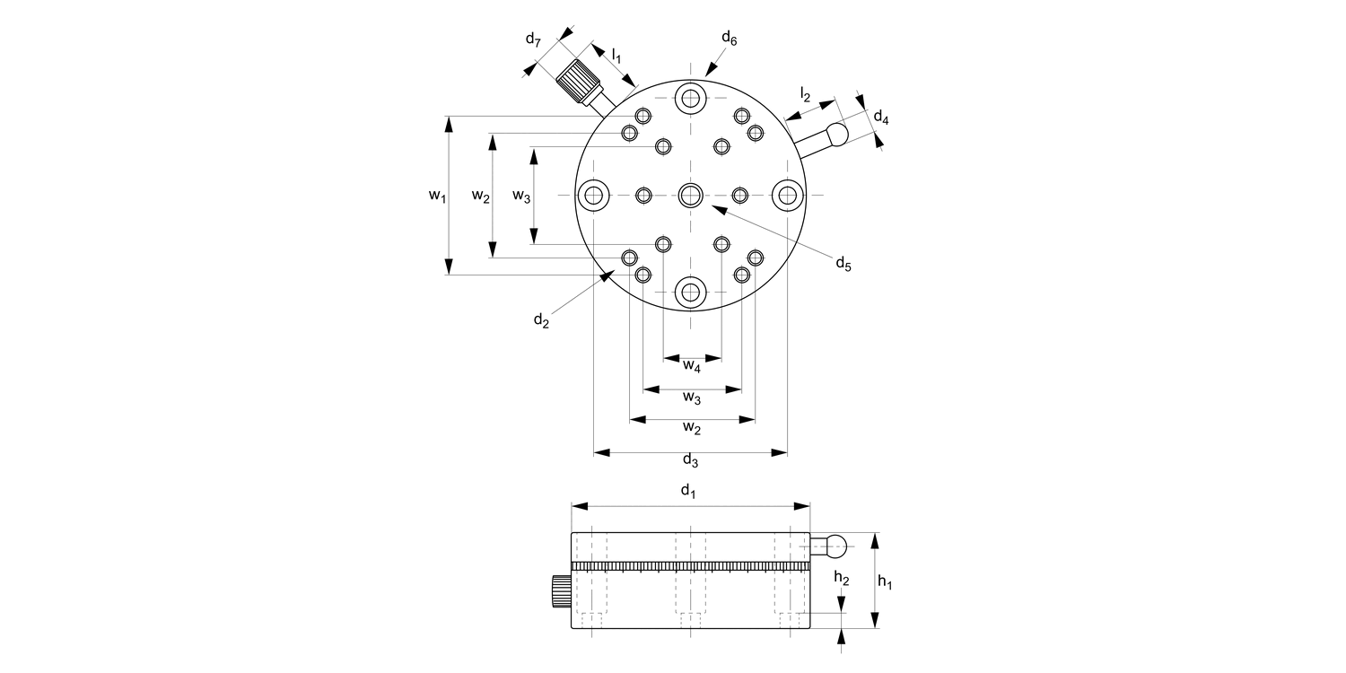 L3330 Manual Rotary Stages