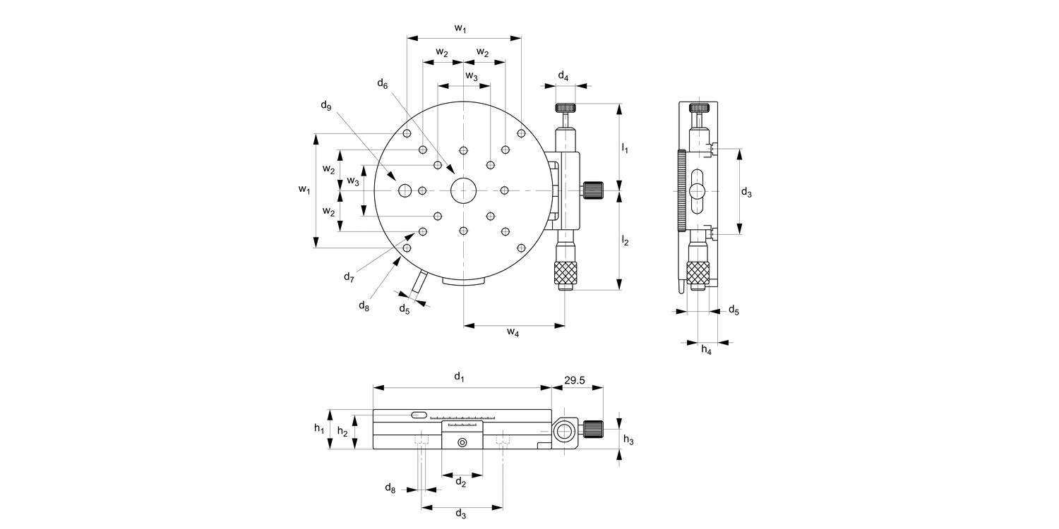 L3331 Manual Rotary Stages