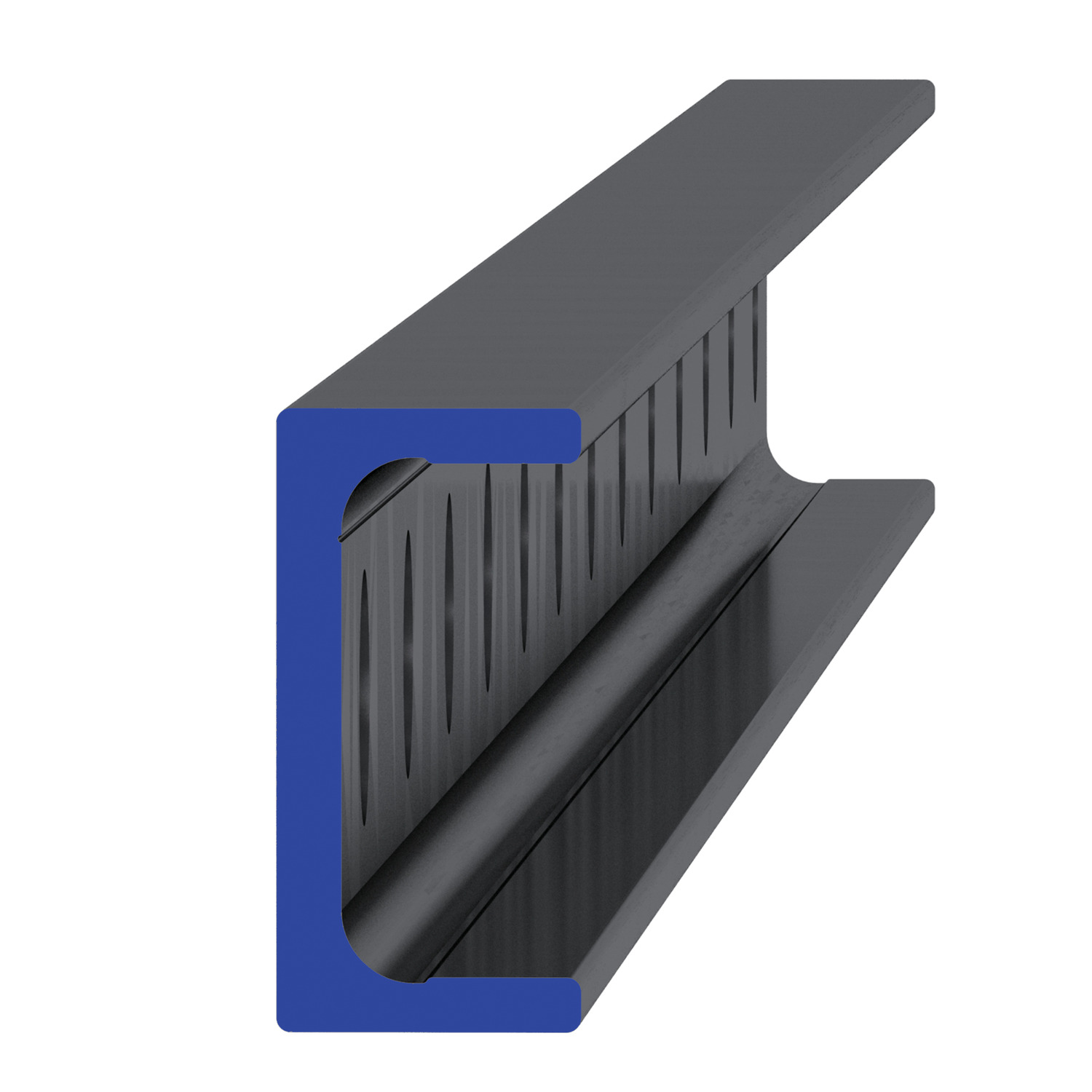 Medium Duty U Rail Medium duty compact U-rails with counterbored holes.