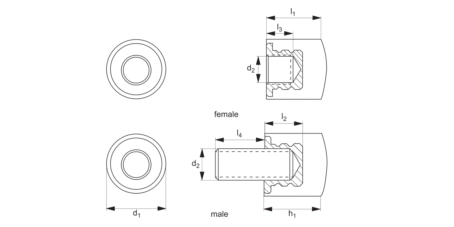 P2794 Metric Bumpers - Round