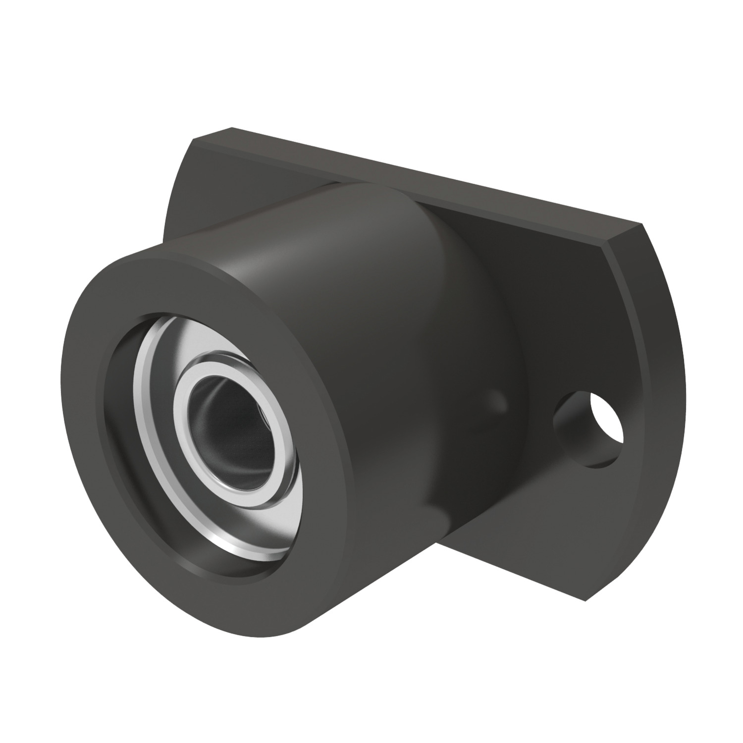 Miniature Flanged Fixed Support Units Miniature flanged and fixed support units designed for small diameter lead screws. For matching floating version see L1356.