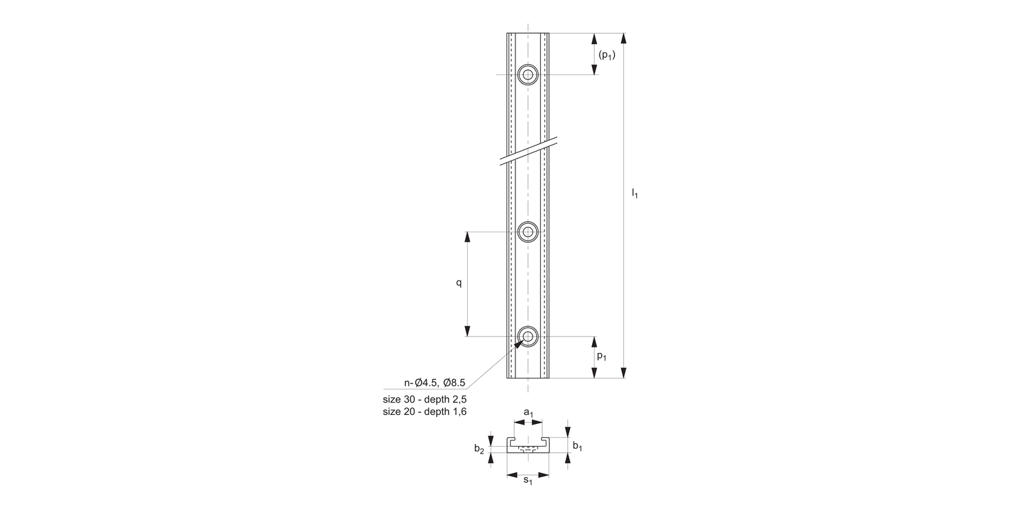 L1301 Mini Slide Rail
