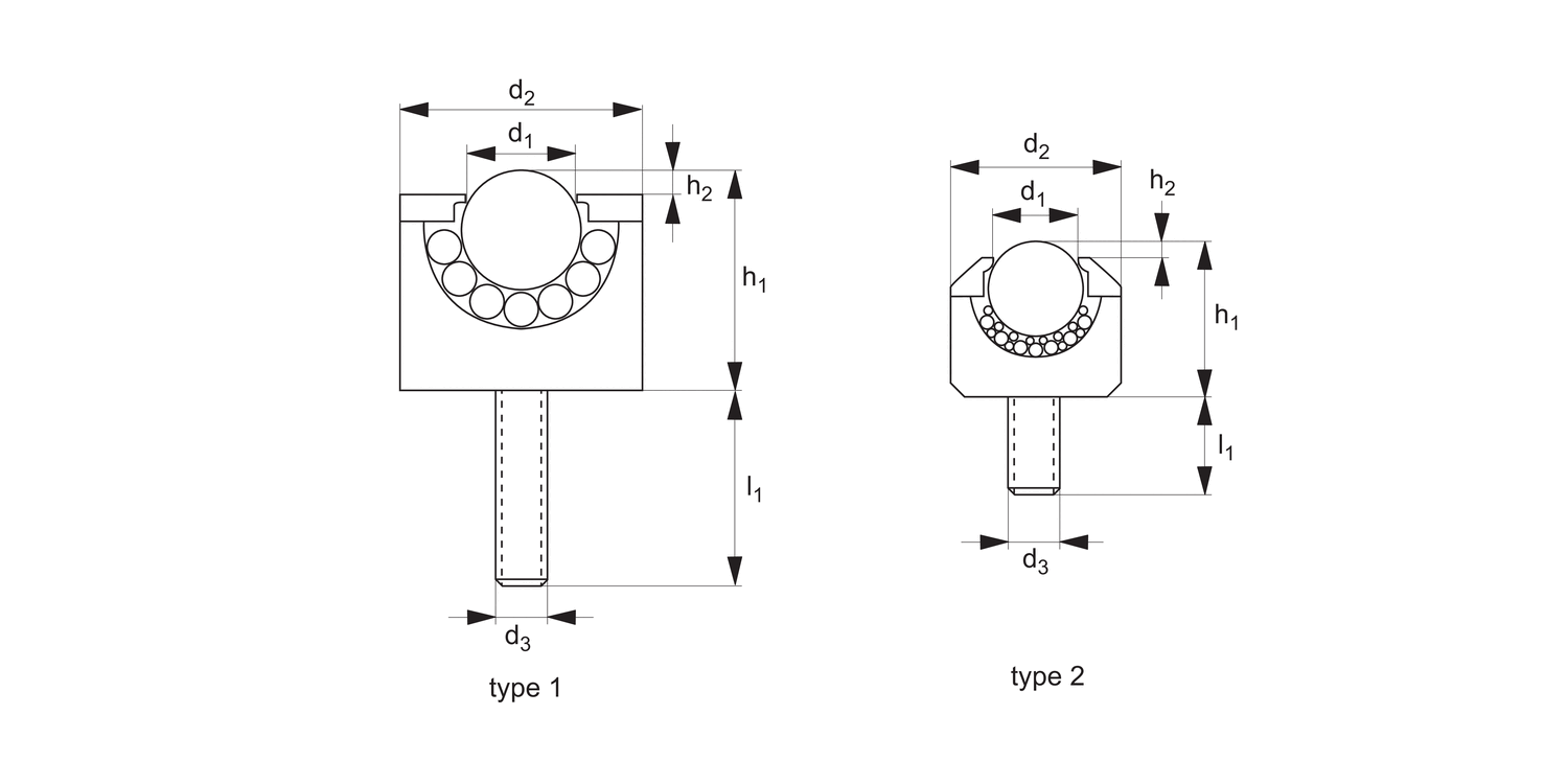 P2705 Miniature Ball Transfer Units