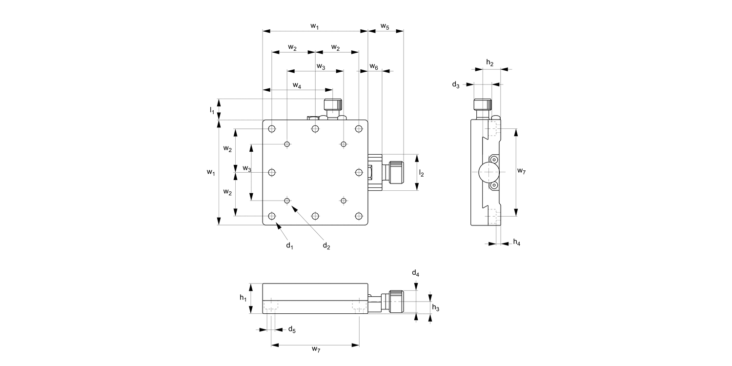 L3300.X Miniature Dovetail Stages