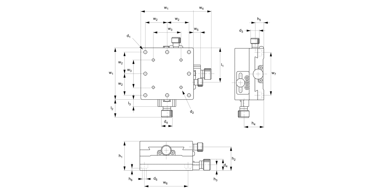 L3300.XY Miniature Dovetail Stages